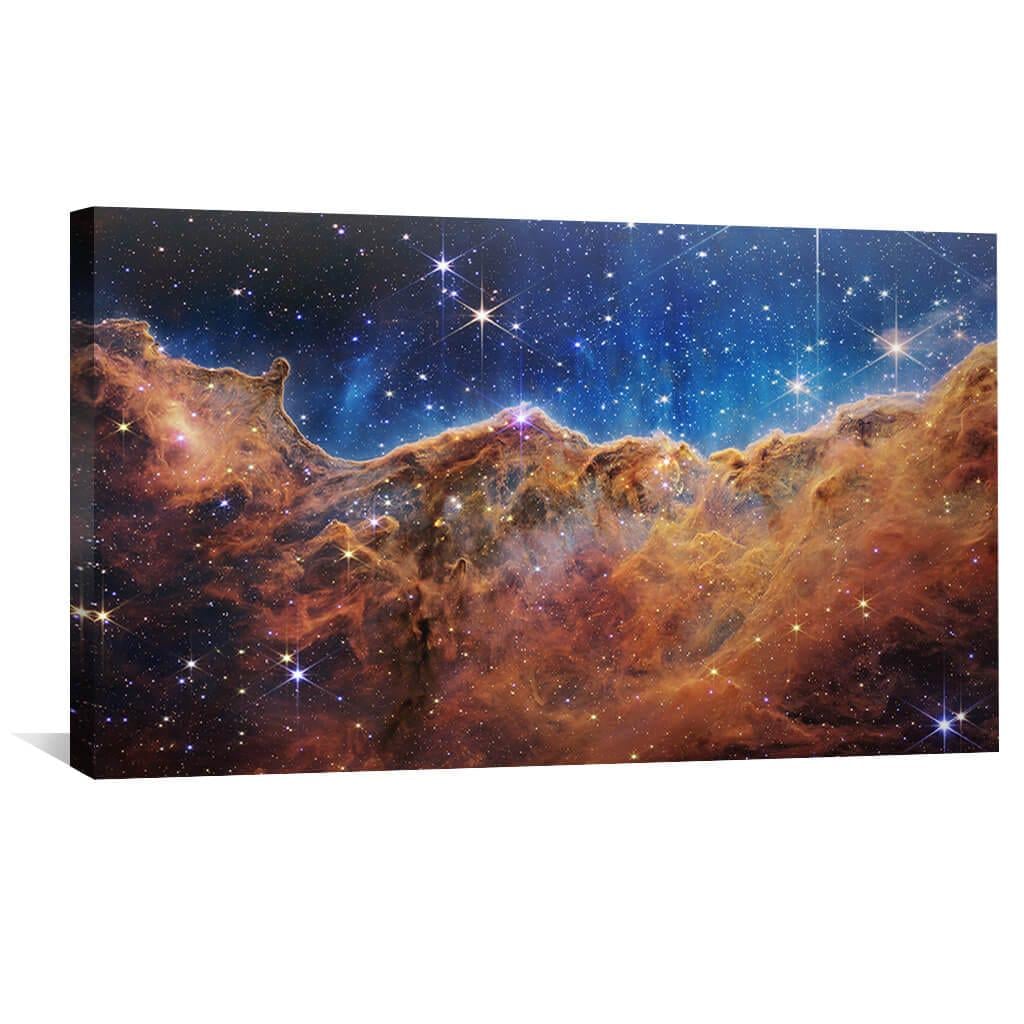 Настенний декор Яркие звезды над облаками 50x25 см (Y1-31)