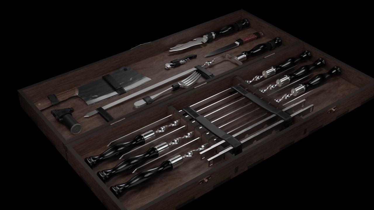 Набор шашлычный Moltis MT-10536 (22733) - фото 6 Набор шашлычный Moltis MT-10536 (22733) - фото 6