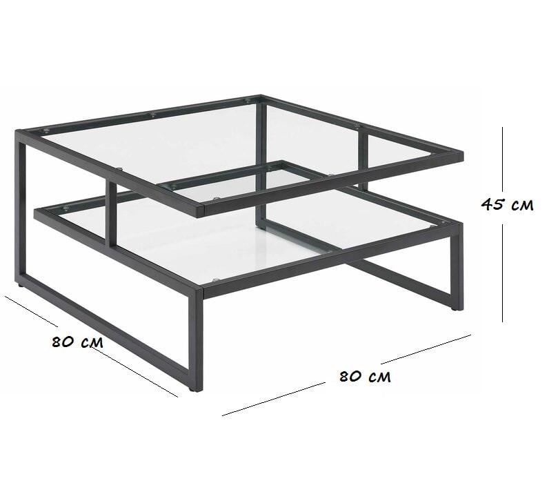 Журнальний столик GoodsMetall ЖС152 800х800х450 мм (1185019382) - фото 3