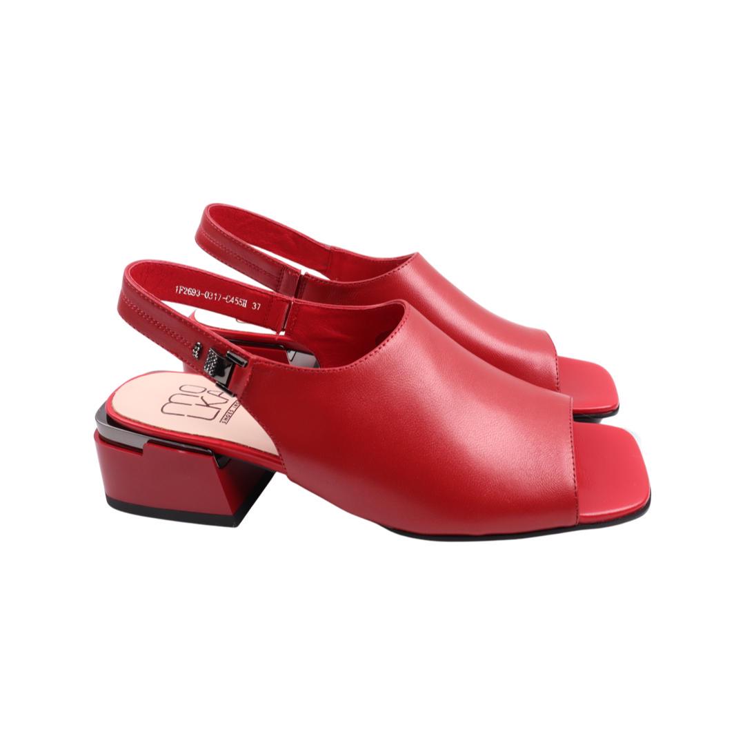 Босоножки женские Molka из кожи р. 38 Красный (238-22LBC)