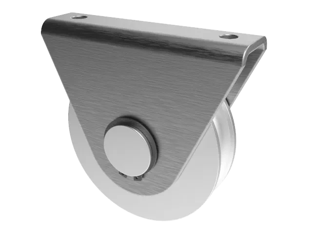 Кронштейн Roll Grand Зовнішній Альфа 100 оцинкований для відкатних і підвісних воріт вагою до 500 кг круг