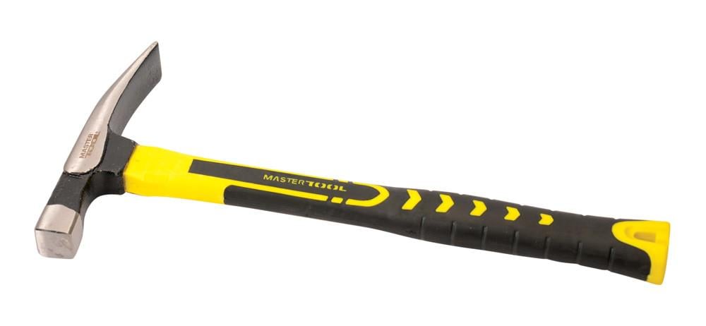 Молоток муляра Mastertool HRC60 рукоятка фібергласова 510 г 380 мм (02-0121)