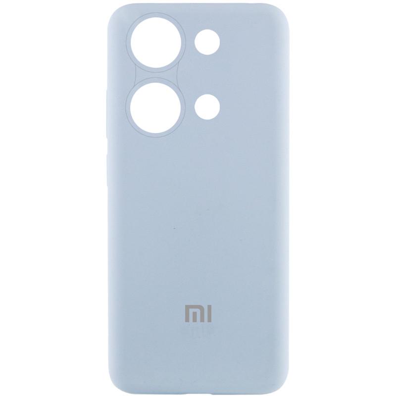 Противоударный Чехол Silicone Cover Lakshmi Full Camera (AAA) with Logo для Xiaomi Redmi Note 13 Pro 4G Голубой/Sweet Blue