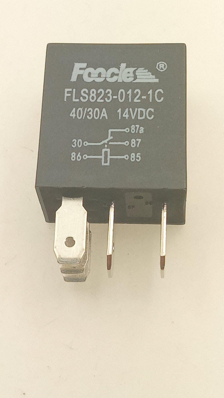 Реле Foocle FLS823-012-1C 40/30A 14VDC авто (26764)
