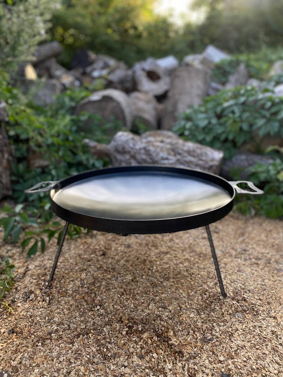 Сковорода с крышкой и чехлом GrillKov толщина с бортиком 4 мм d 40 см (2102-41) - фото 4