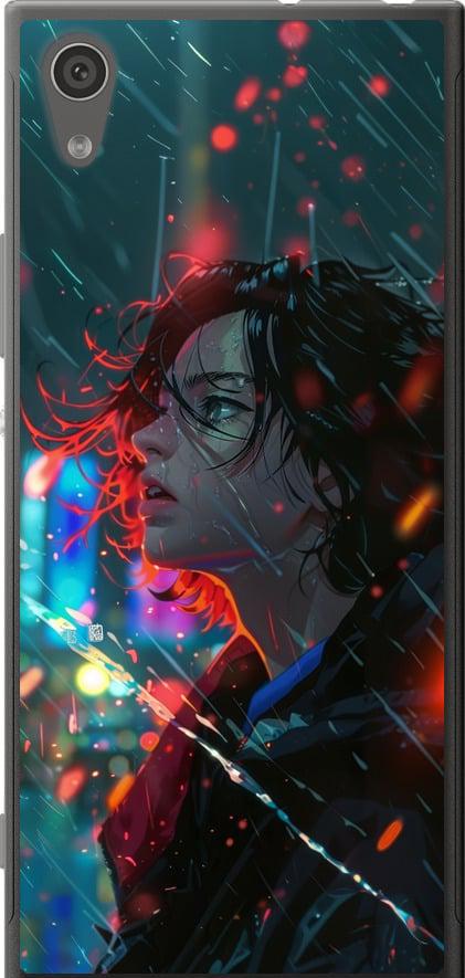 Чехол на Sony Xperia XA1 G3112 Ночные огни (6096t-964-42517)