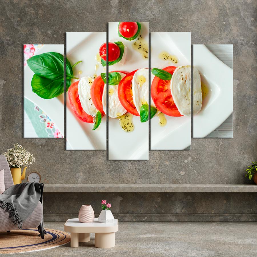 Настенний декор Итальянский салат Капрезе 112x68 см (A496-5)