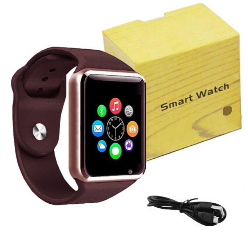 Смарт-годинник Smart Watch A1 Bluetooth з слотом під sim-карту 400 mAh Gold (tf4618) - фото 7