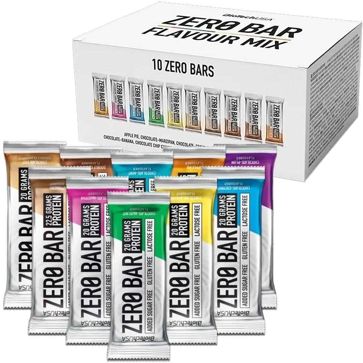 Батончики BioTech Kit Zero Bar Flavour Mix 500 г 10 шт. Батончики BioTech Kit Zero Bar Flavour Mix 500 г 10 шт.