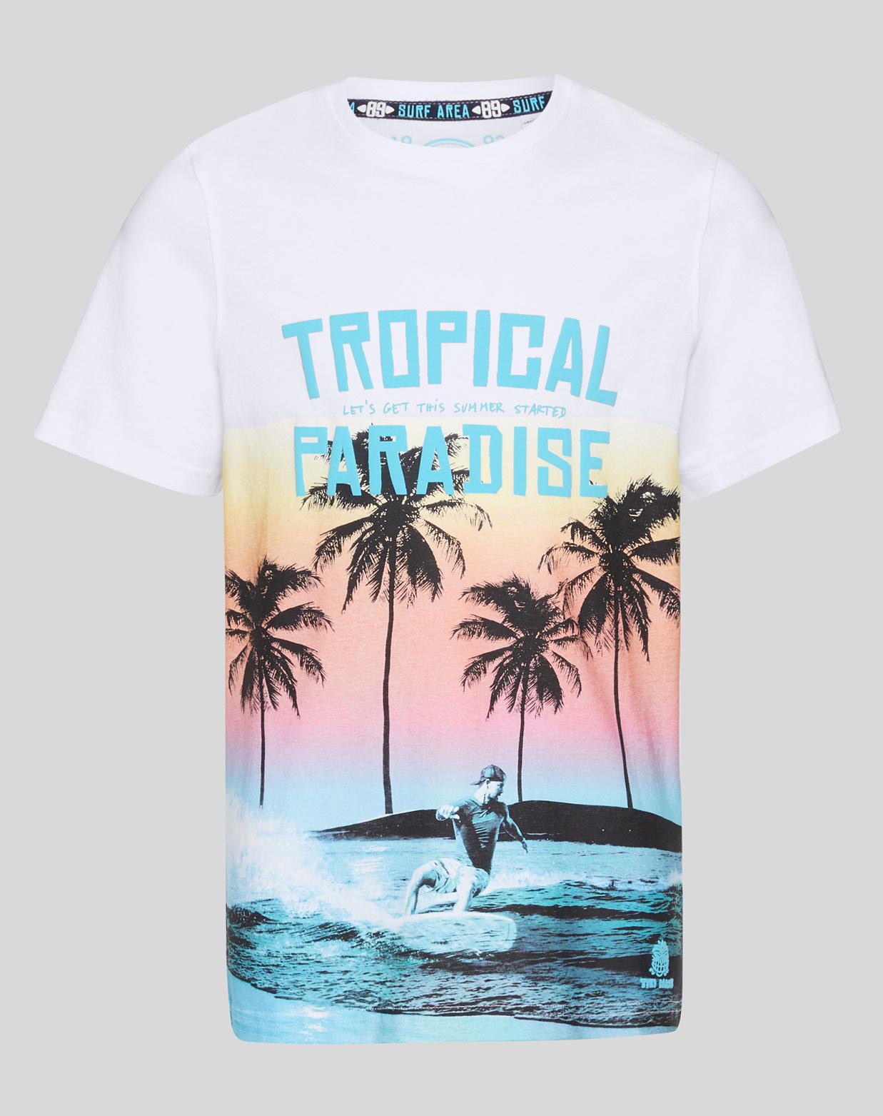 Футболка C&A для хлопчика 122-128 см Білий (2082849)