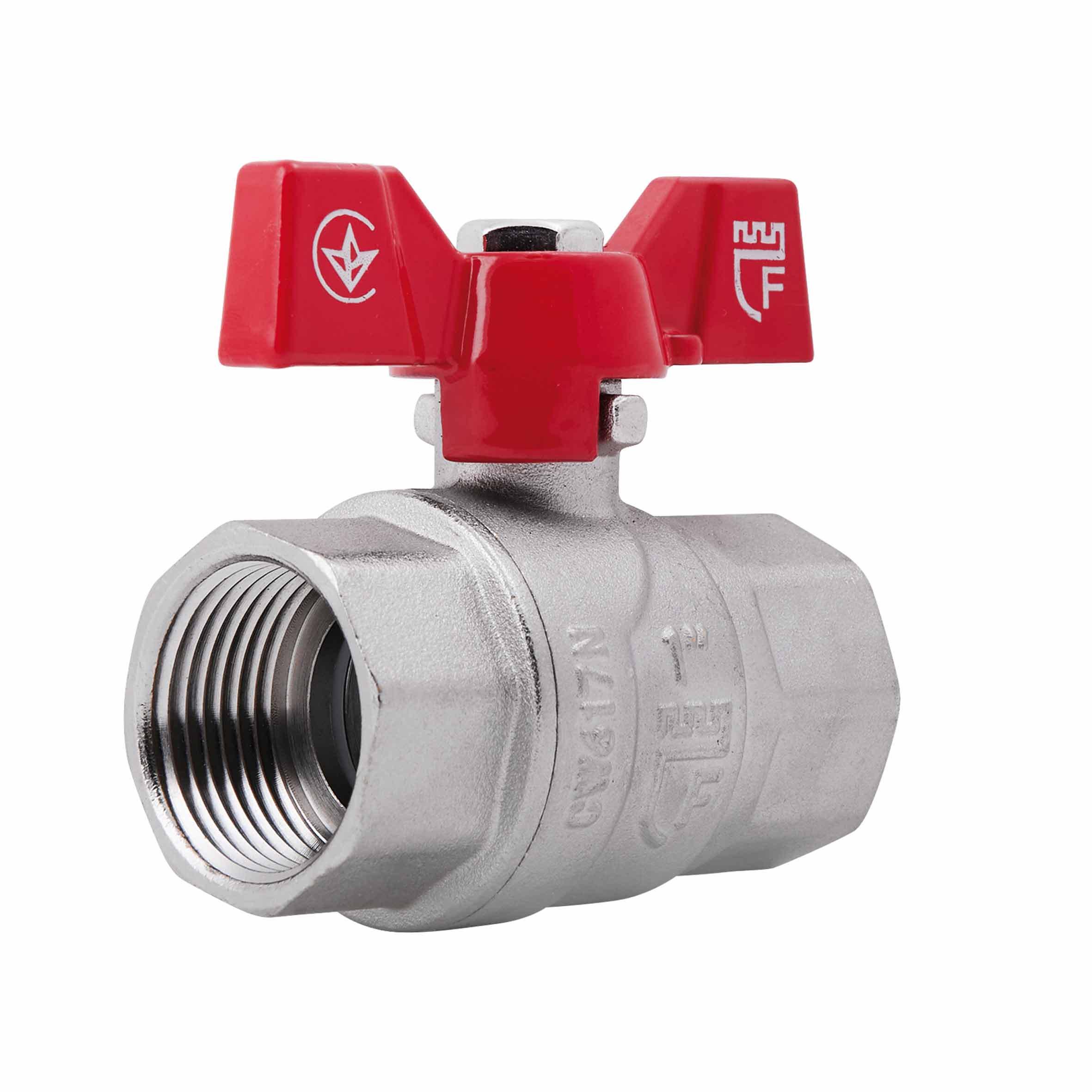 Кран кульовий SD Forte SF602W25 1" ВР для води Метелик (SD00010559)