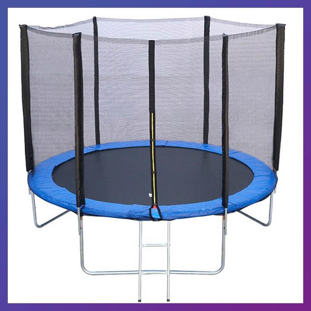 Батут для взрослых и детей TILLY RJ-0085/1 с защитной сеткой на опорах Черный (2-7-RJ-0085/1) - фото 2 Батут для взрослых и детей TILLY RJ-0085/1 с защитной сеткой на опорах Черный (2-7-RJ-0085/1) - фото 2