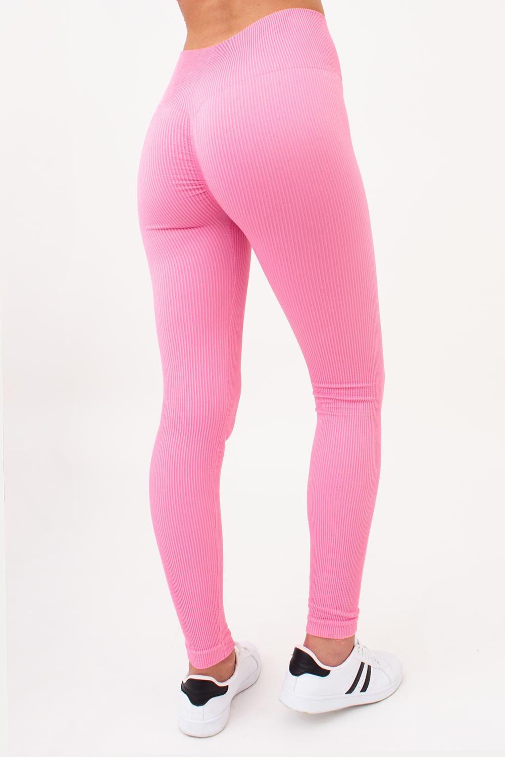 Легінси жіночі спортивні в рубчик Giulia LEGGINGS RIB S/M Pink (27513185) - фото 2 Легінси жіночі спортивні в рубчик Giulia LEGGINGS RIB S/M Pink (27513185) - фото 2