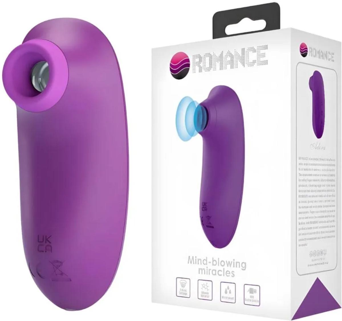 Вакуумный клиторный стимулятор Pretty Love Romance Adora Фиолетовый (BI-300058-2)