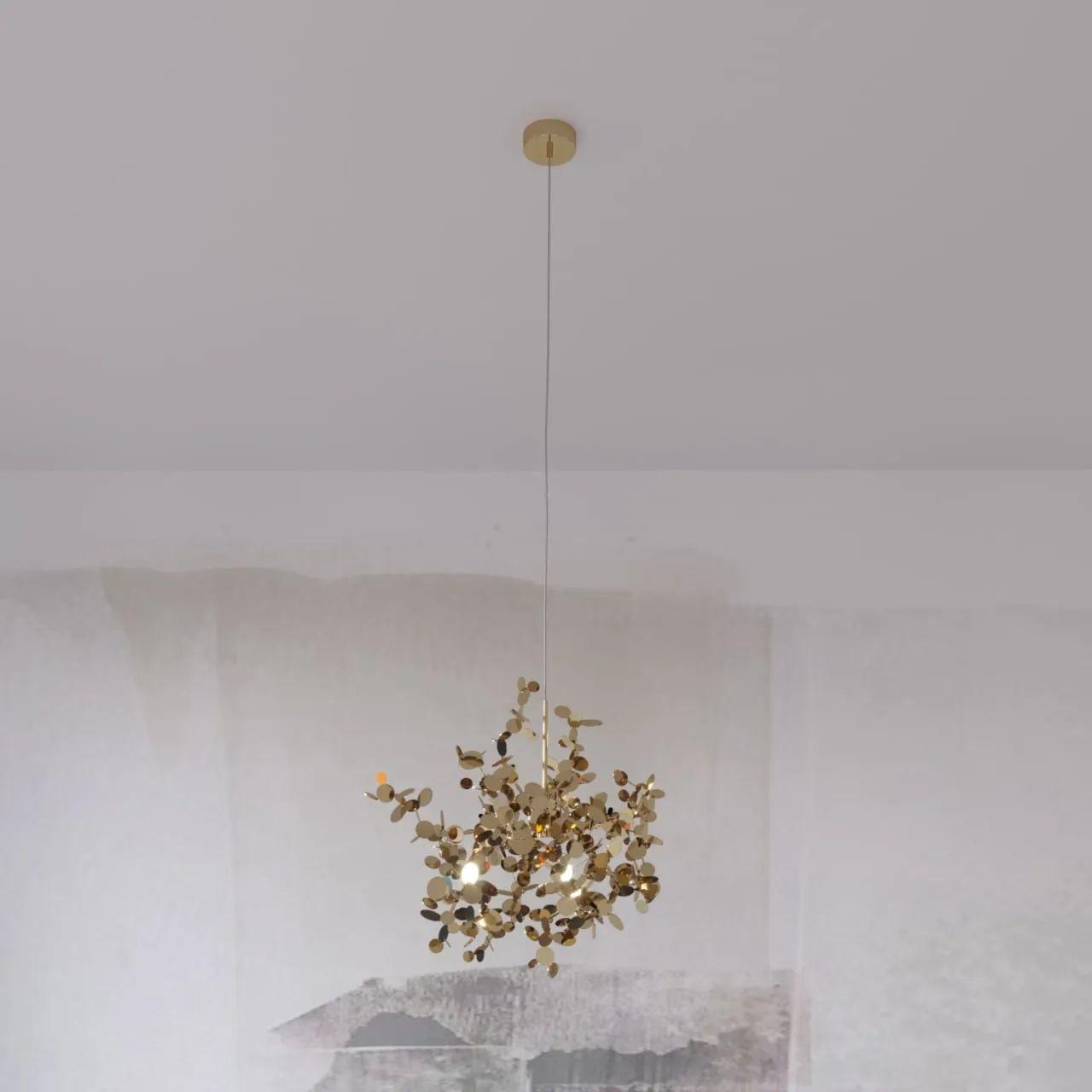 Светильник подвесной Mj-Light Coin D40 Gd (10008)