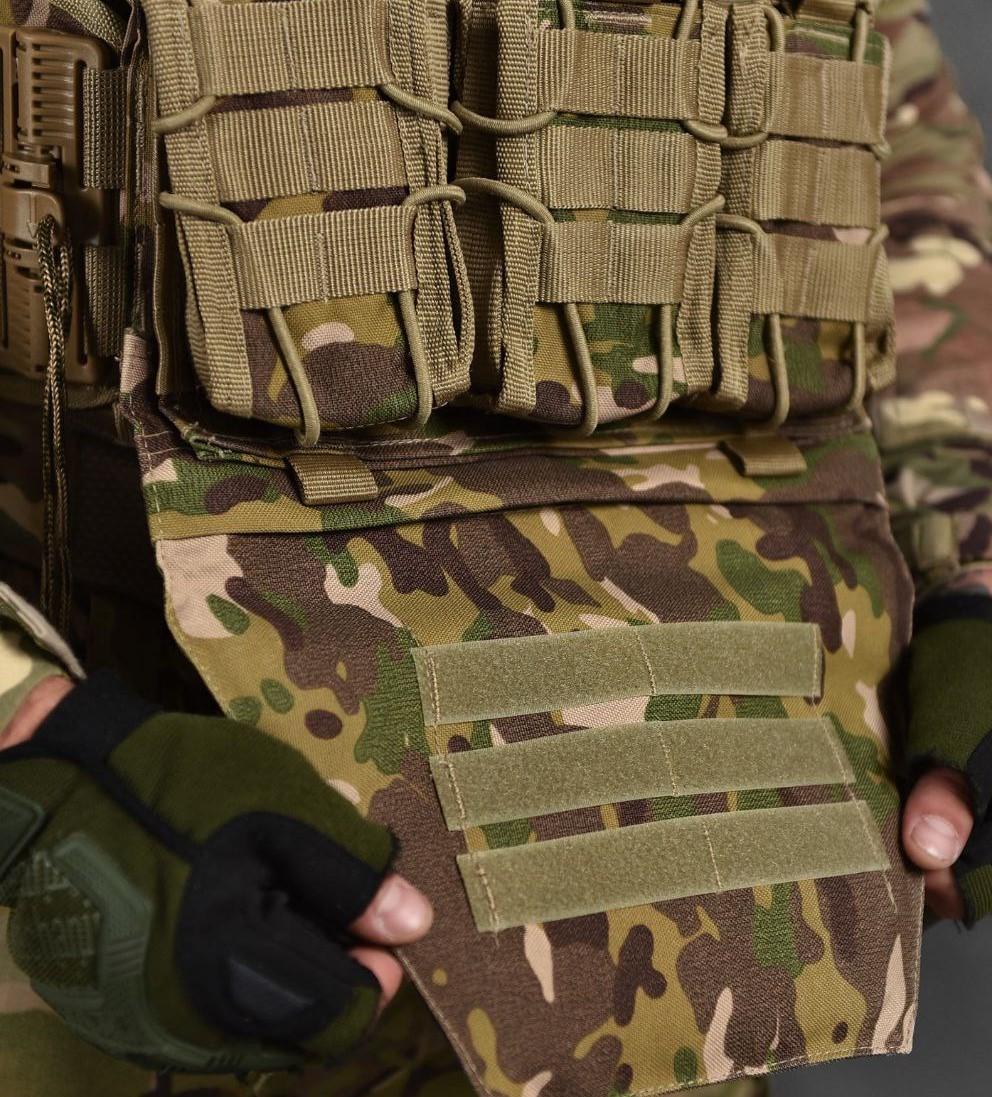 Плитоноска Attack з напашником з 4 точками швидкого скидання Мультикам (2472511826) - фото 4