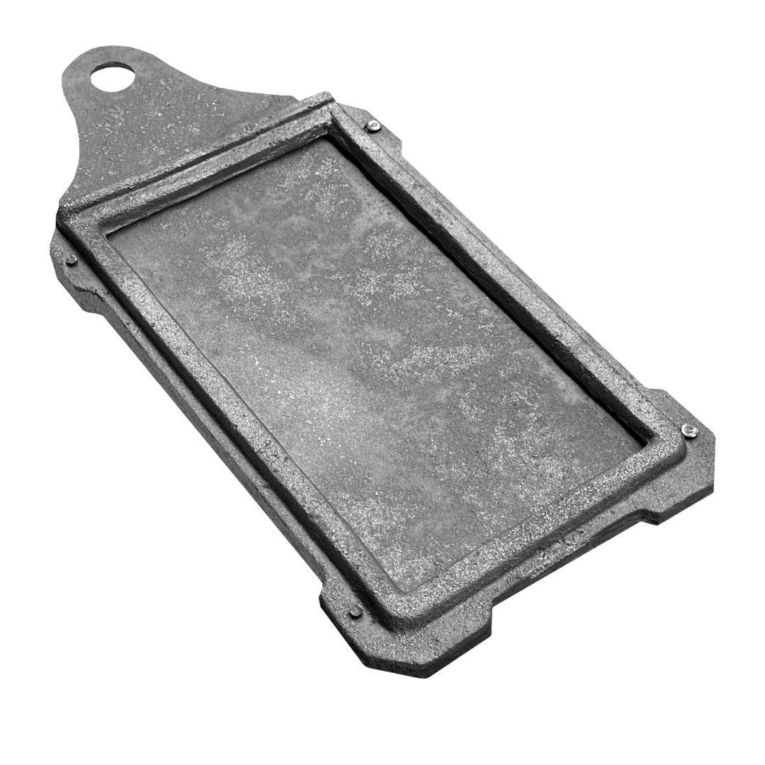 Задвижка шиберная чугунная для печи ГЛВТ средняя 380x180 мм - фото 2 Задвижка шиберная чугунная для печи ГЛВТ средняя 380x180 мм - фото 2