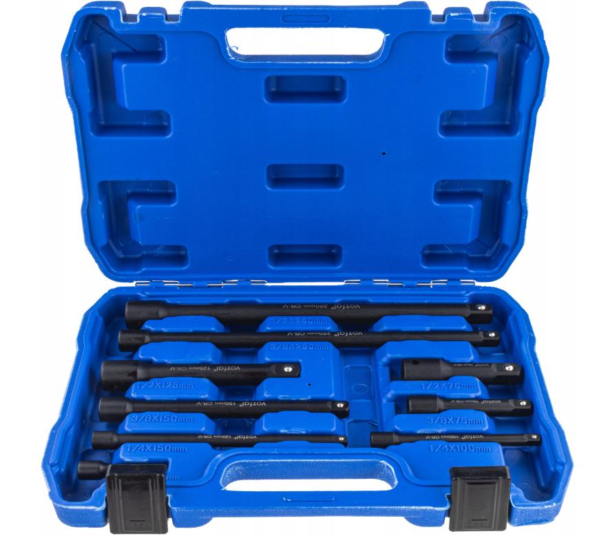 Набор удлинителей для торцевых головок 1/4" 3/8" 1/2" 9 шт. (17609942351) Набор удлинителей для торцевых головок 1/4" 3/8" 1/2" 9 шт. (17609942351)