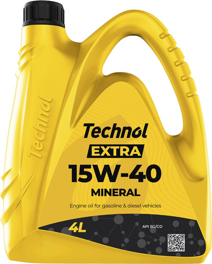 Моторне мастило бензин/дизель Technol 15W-40 Extra 4 л