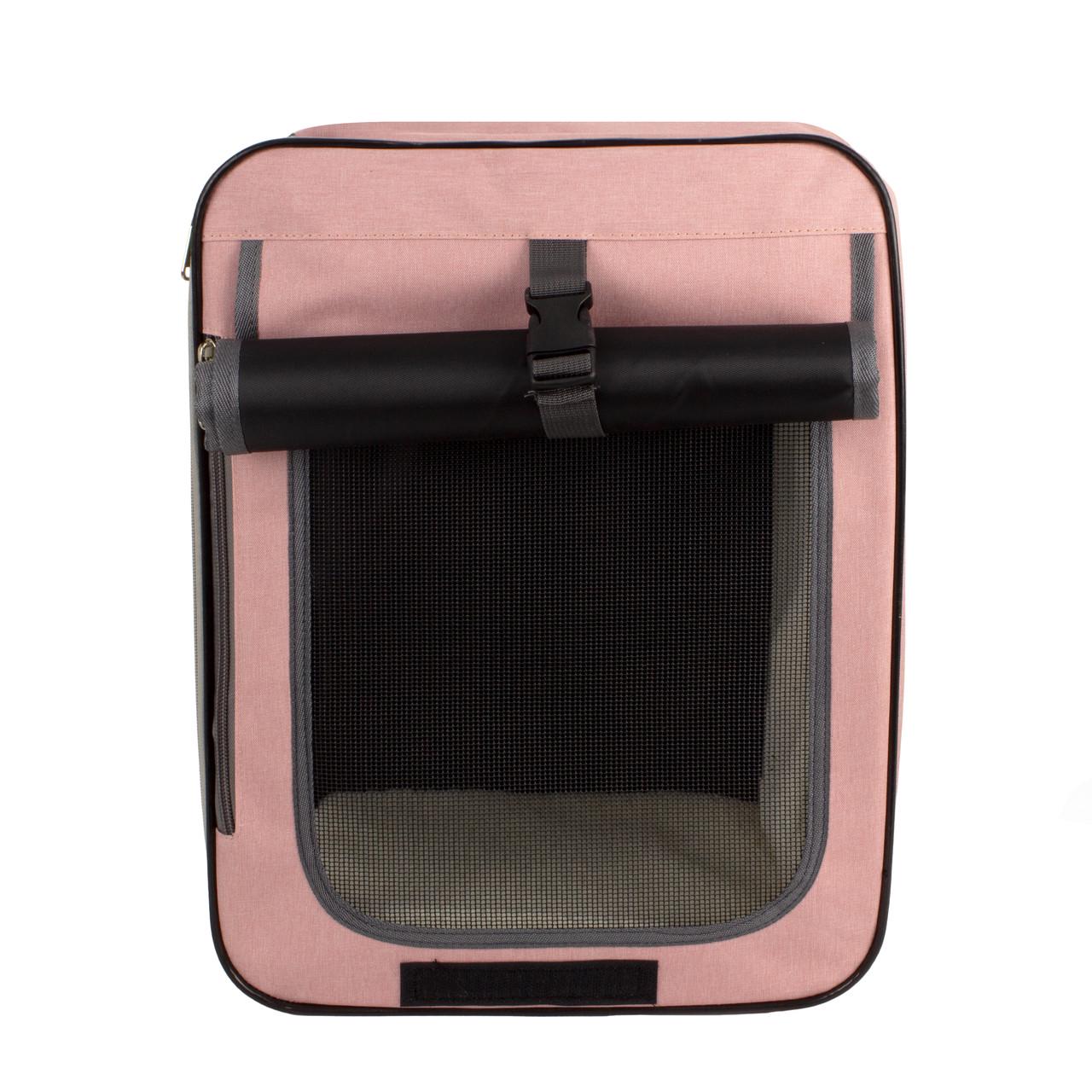 Сумка-рюкзак для переноски домашних питомцев CosmoPet CP-43 2в1 45х34х25 см Pink (3_05285) - фото 4