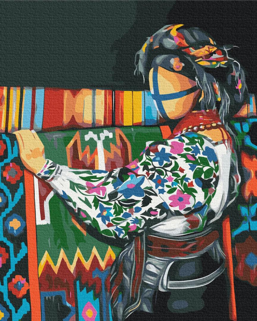 Картина по номерам Brushme Украинский килим 40x50 см (BS53346)