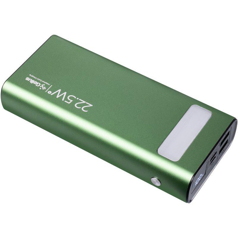 Повербанк Gelius Lightstone GP-PB300i 20000 mAh QC+PD 22,5W Green (99033) - фото 7 Повербанк Gelius Lightstone GP-PB300i 20000 mAh QC+PD 22,5W Green (99033) - фото 7