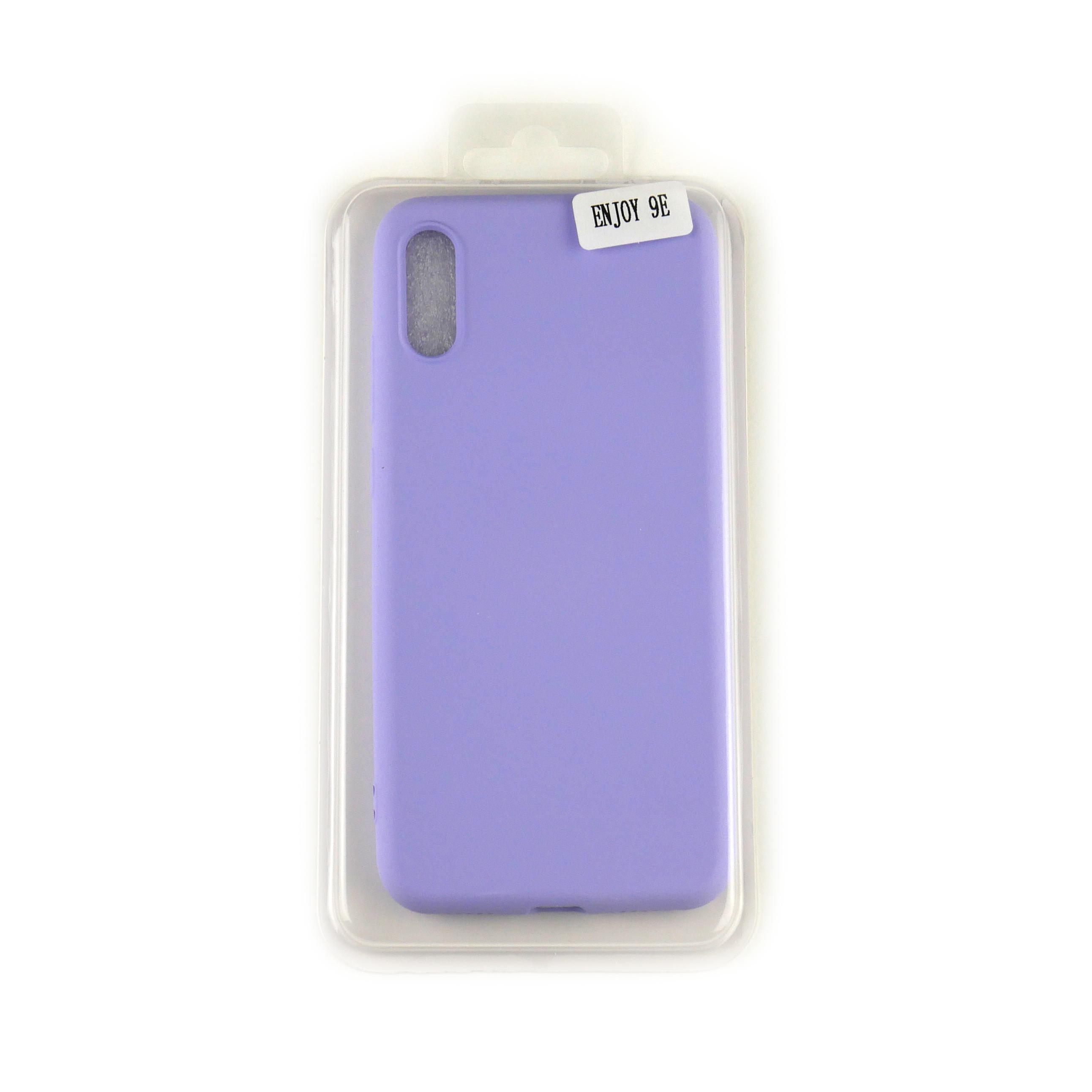 Чехол Silicone Case Full Cover Huawei Enjoy 9e Лавандовый