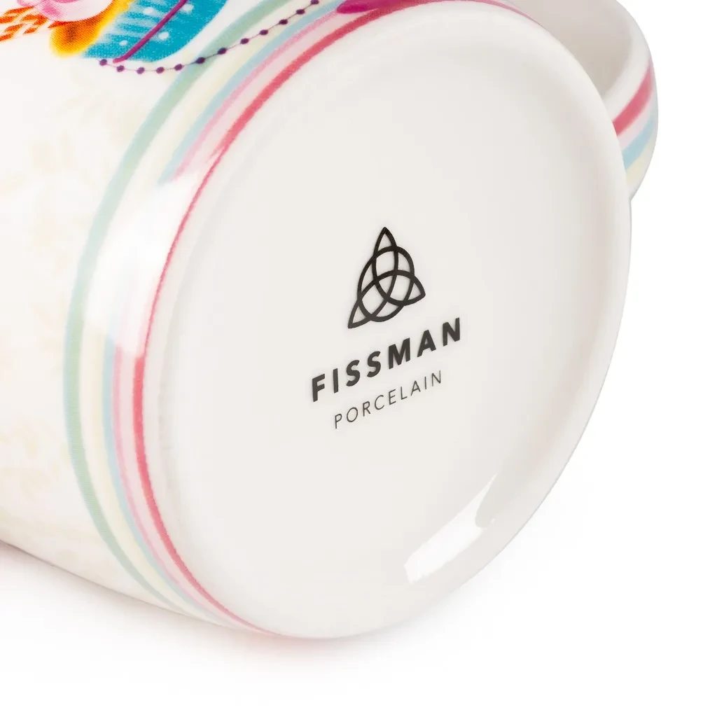 Чашка керамічна Fissman з порцеляни 13х9х9,3 см 350 мл (14064) - фото 4 Чашка керамічна Fissman з порцеляни 13х9х9,3 см 350 мл (14064) - фото 4