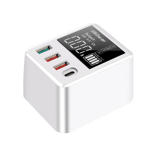 Зарядное устройство сетевое Digital Lion WCD-01 с экраном/40 Вт/на 3 USB + Type-C - фото 9