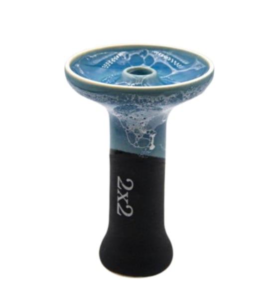 Чаша для кальяна 2х2 Medium Blue Matt (14594)