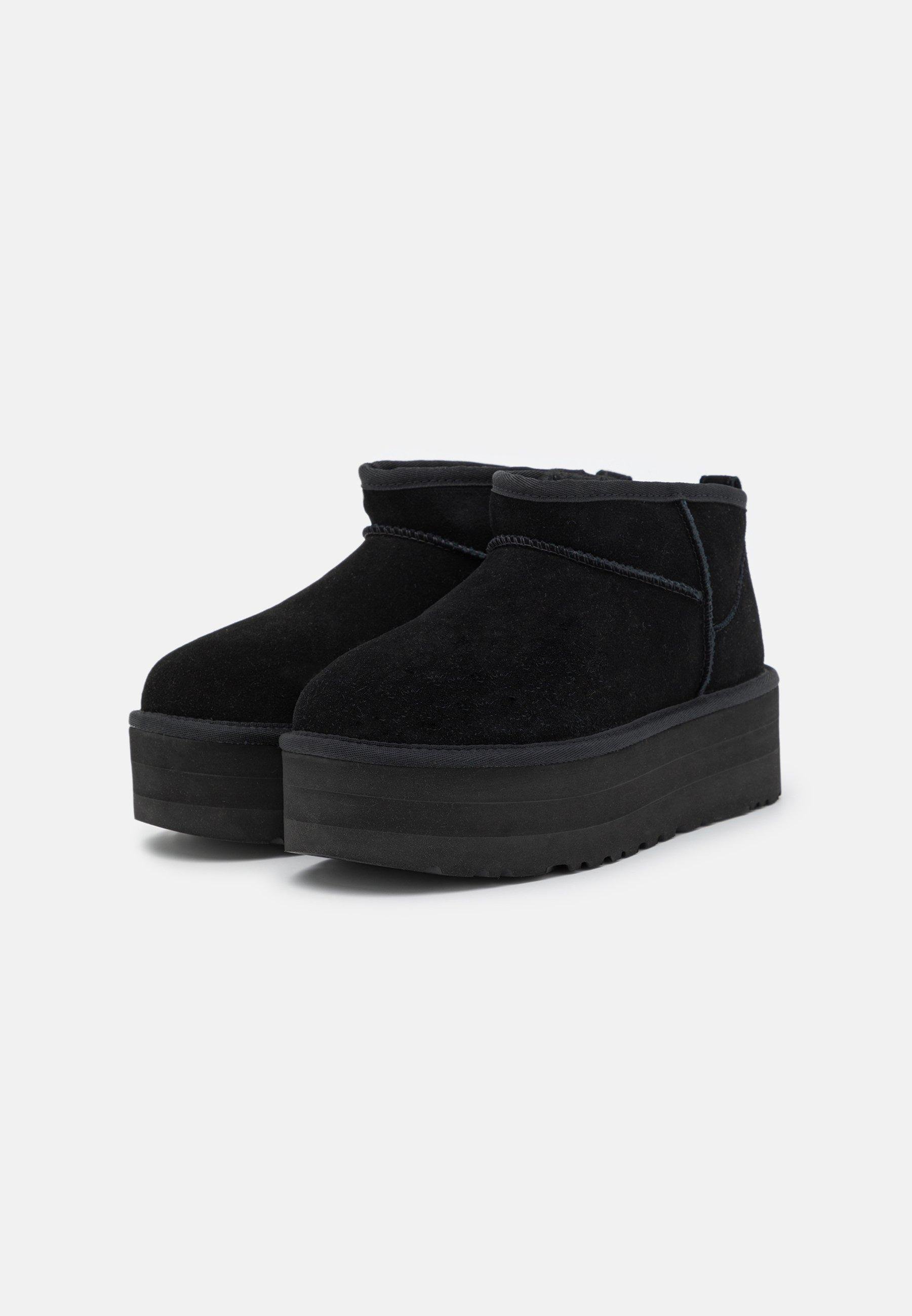 Угги женские UGG Classic Ultra Mini Platform р. 40 Black (1135092) - фото 2