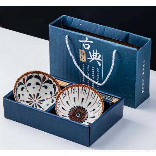 Набір керамічних піал для рису Перевага геометрії 2 шт.