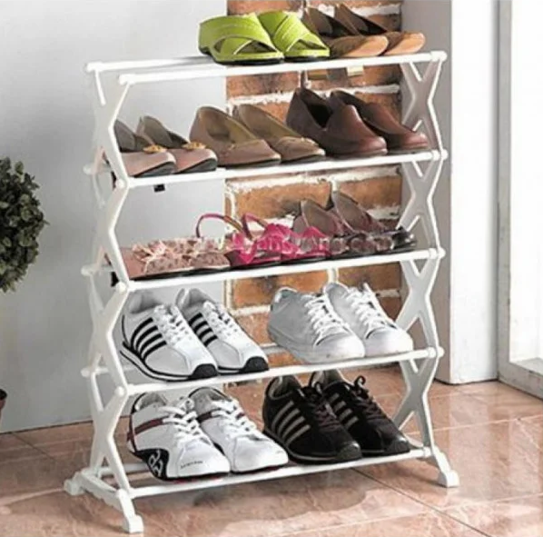 Органайзер для обуви RIAS Shoe Rack 59х19х59 см White (2_009713) - фото 4