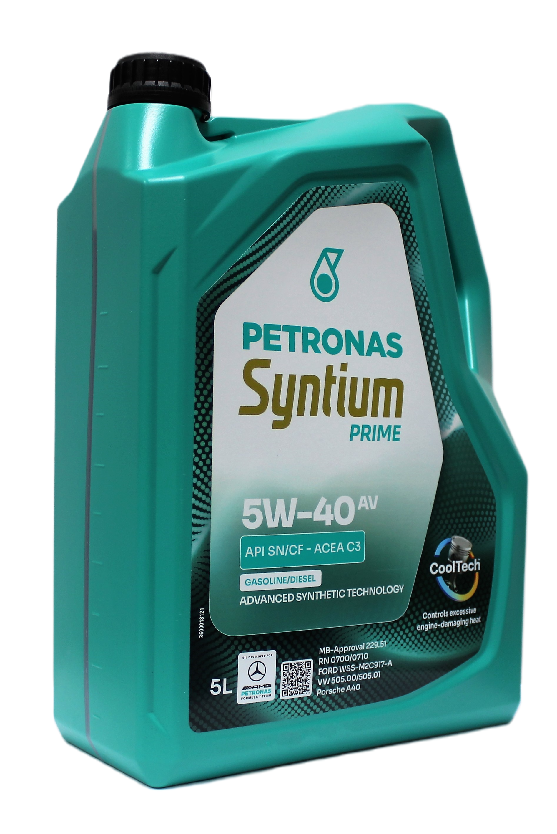 Моторная смазка PETRONAS LUBRICANTS Syntium PRIME AV 5W-40 5 л (71242M12EU)