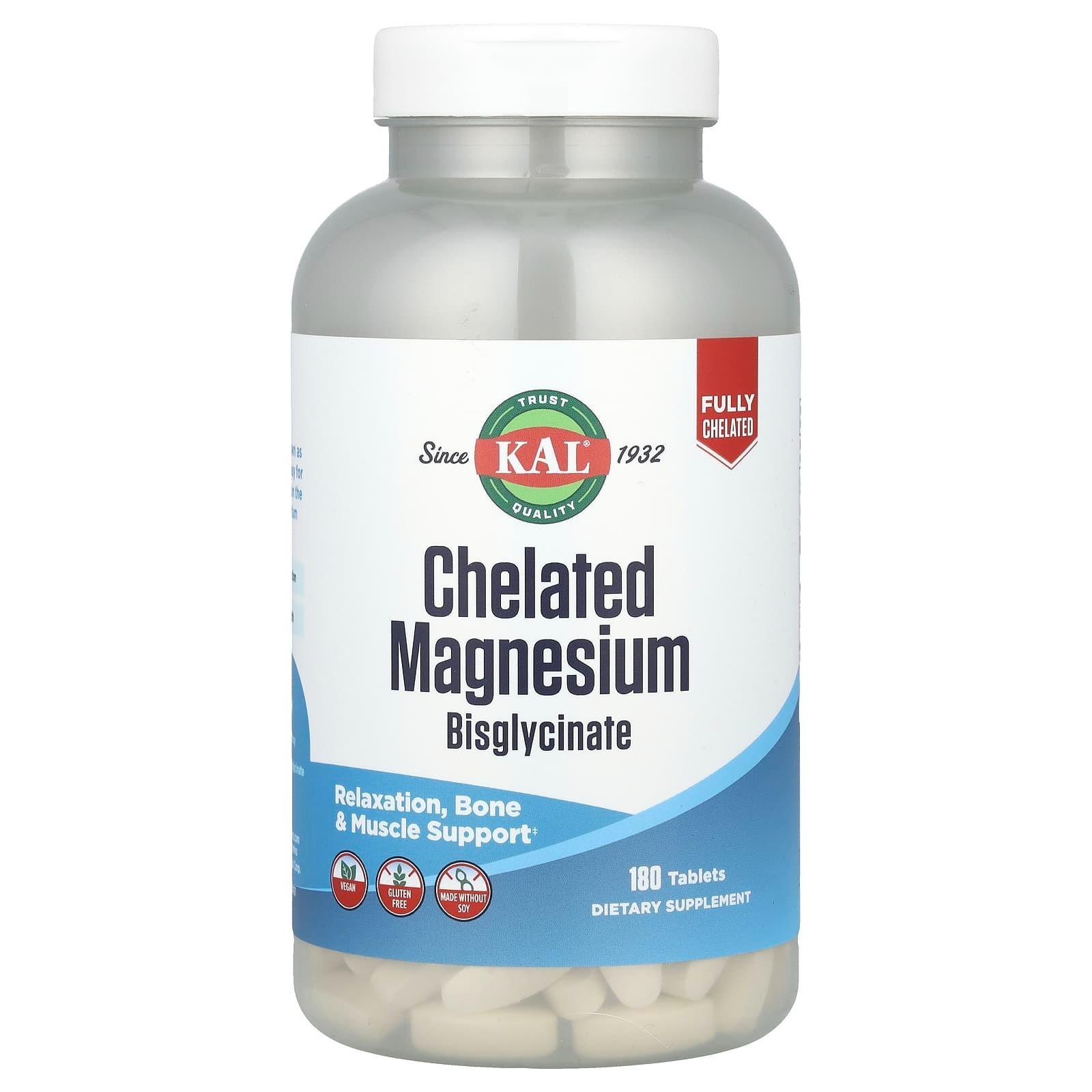 Магній гліцинат KAL Magnesium Glycinate 105 мг 90 капсул