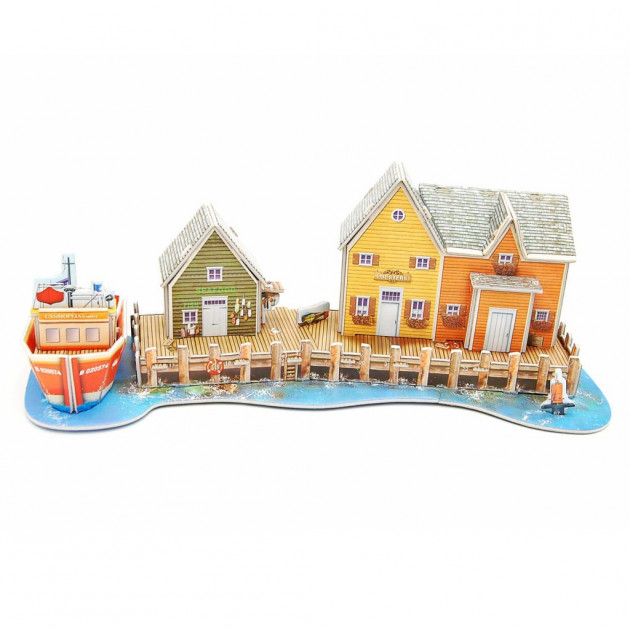 3D Пазл Zalipoo Рыбацкий причал (589-D)