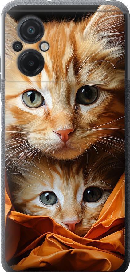 Чехол на Xiaomi Poco M5 Котики 2 (5664u-2767-42517)