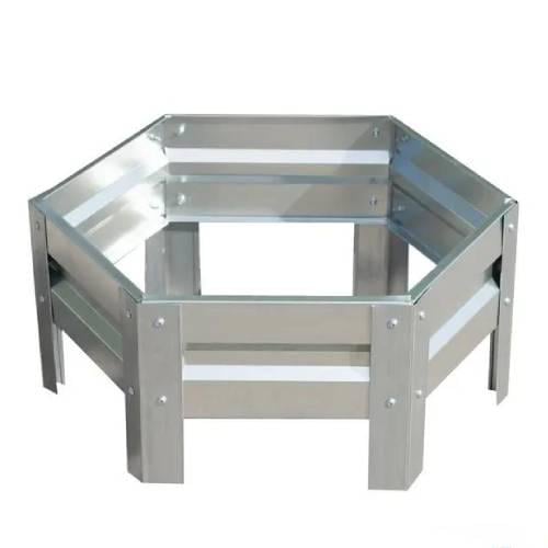 Клумба оцинкованная SIMBUD 0,45 мм 0,6x0,2 м (9426876)