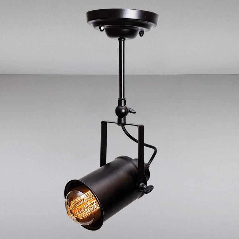 Світильник стельовий Light House LS-14005/1A BK лофт Чорний