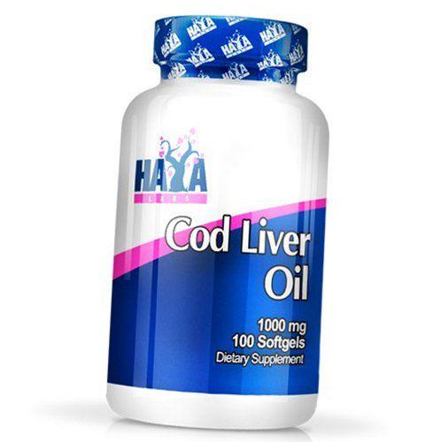 Масло печени щепы Haya Labs Cod Liver Oil 100 гел. капс. (67405004)
