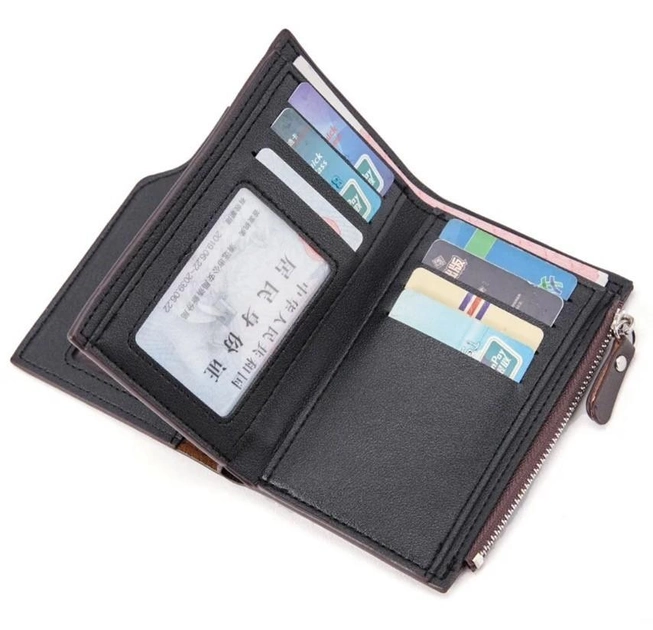 Портмоне мужское Beedovr экокожа 10х12х1,5 см Коричневый (11250) - фото 2 Портмоне мужское Beedovr экокожа 10х12х1,5 см Коричневый (11250) - фото 2