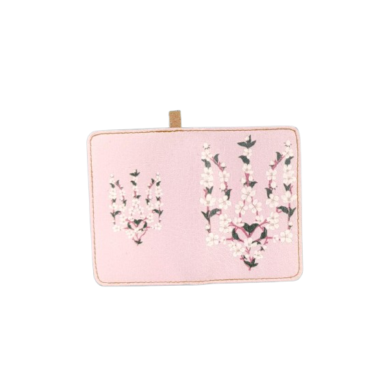 Обложка на права нового образца цветочный герб (30775387)