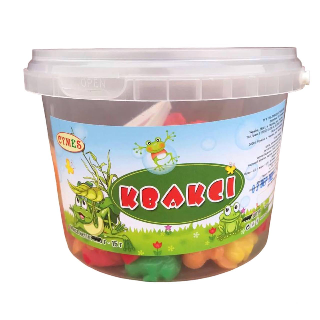 Мармелад жевательный Жувасики Жабка Квакси 450 г 150 шт. (00000004786)