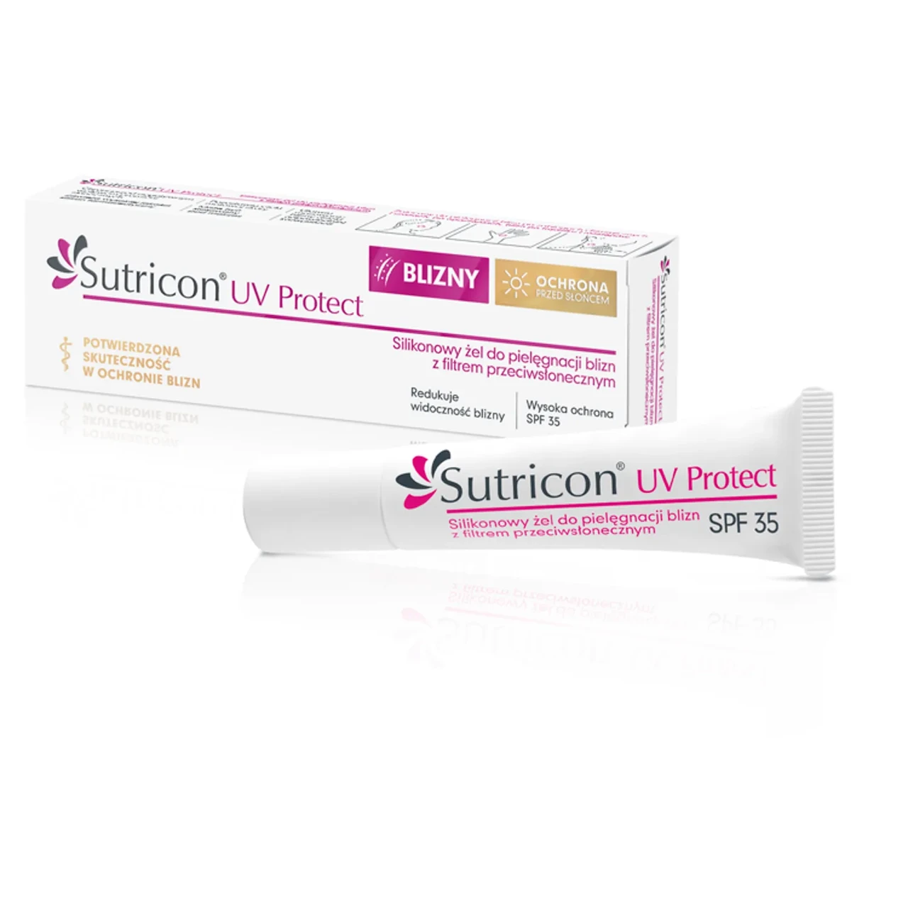 Гель силиконовый по уходу за шрамами Sutricon UV Protect с SPF 35 15 мл (33545577)
