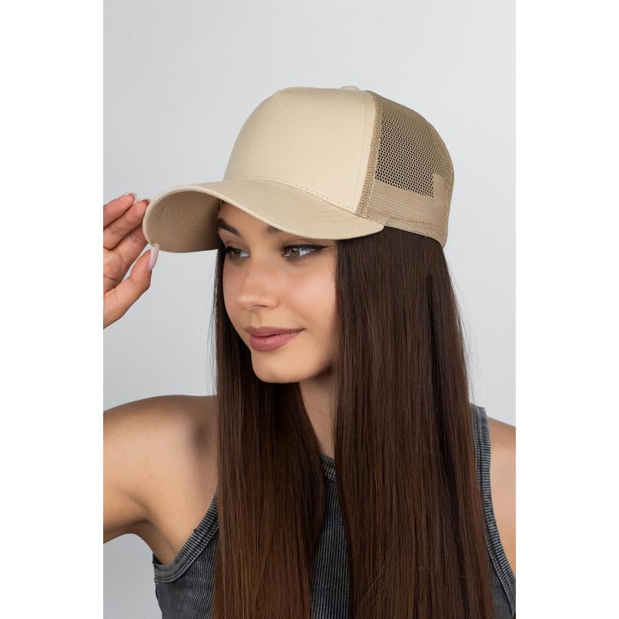 Бейсболка Braxton 1541-1 пятиклинка с сеткой котоновая летняя на регуляторе Бежевый
