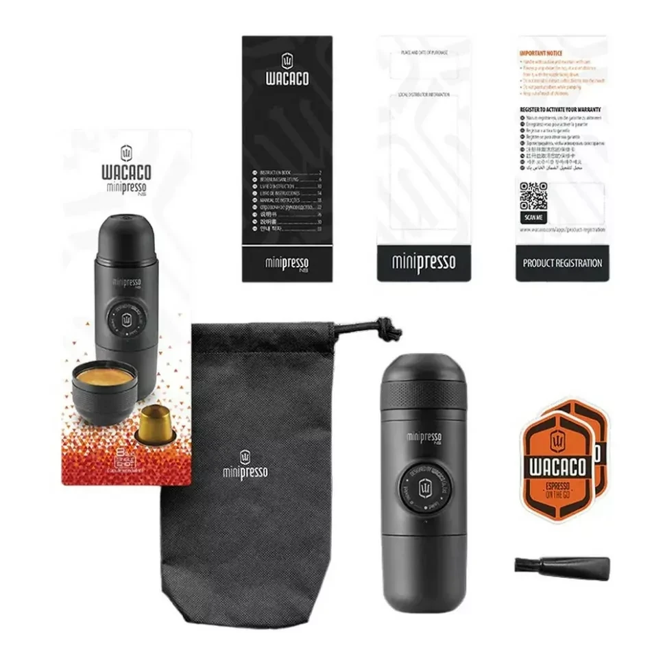 Эспрессо-кофеварка Wacaco Minipresso NS механическая для капсул (WMININS) - фото 4 Эспрессо-кофеварка Wacaco Minipresso NS механическая для капсул (WMININS) - фото 4