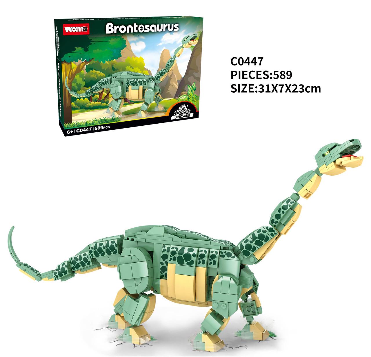 Конструктор детский Динозавры Бронтозавр 589 дет. (22773792) - фото 2 Конструктор детский Динозавры Бронтозавр 589 дет. (22773792) - фото 2