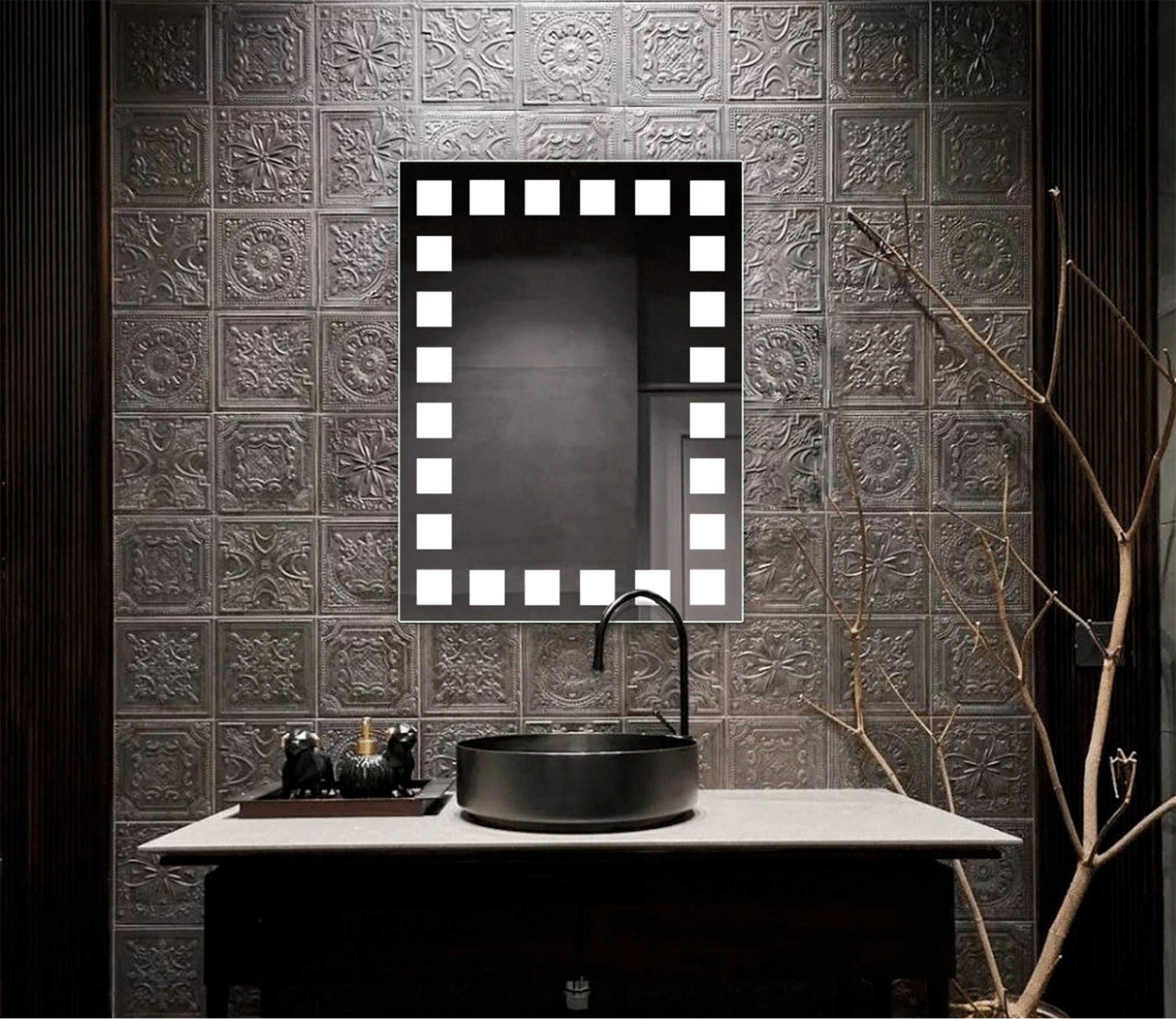 Зеркало DecorLed Led с подсветкой в ванную комнату 600x800 мм (ZSD-009) - фото 2 Зеркало DecorLed Led с подсветкой в ванную комнату 600x800 мм (ZSD-009) - фото 2