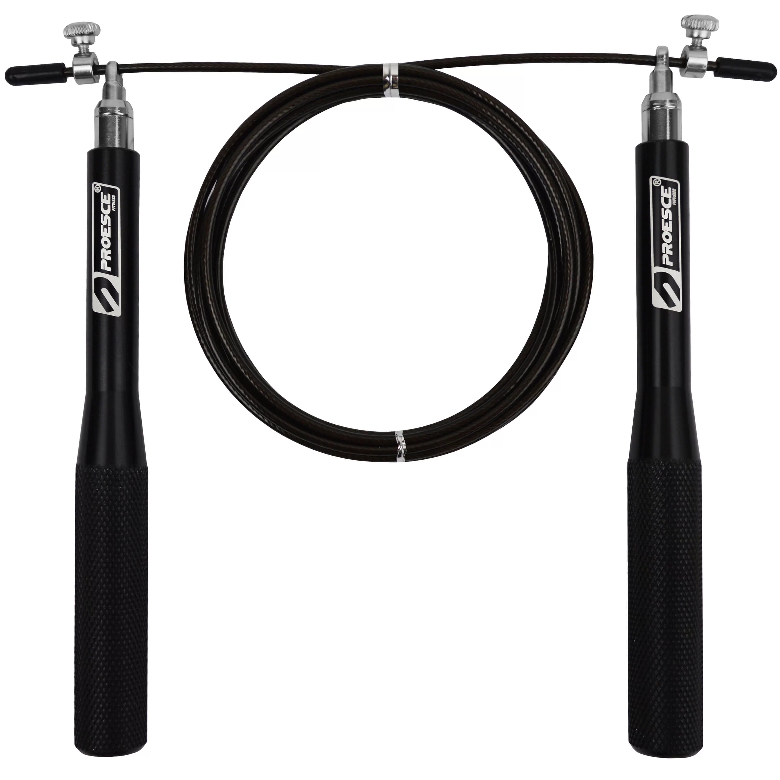 Скакалка скоростная Proesce Crossfit Pro 300 см Черный (U9042)