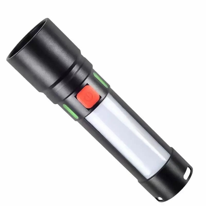 Ліхтарик Bailong 611-TG+COB світлодіодний white/red Zoom USB (tf6728)